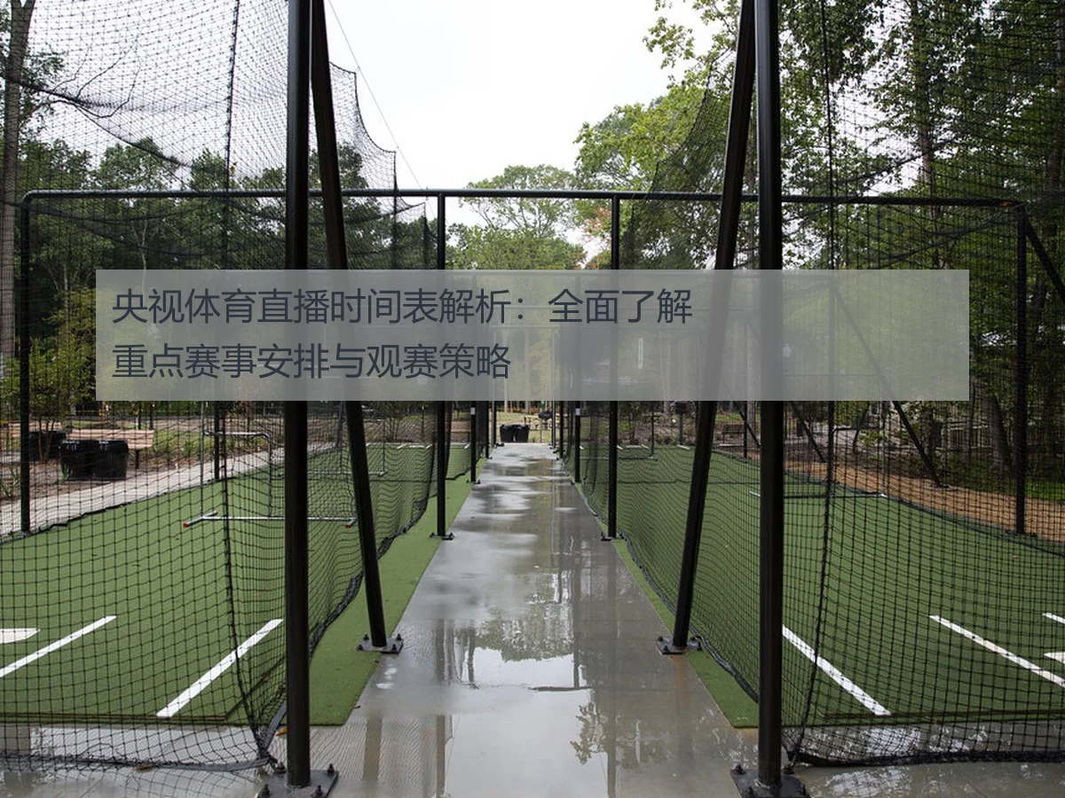 央视体育直播时间表解析:全面了解重点赛事安排与观赛策略